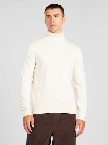 BOSS Sweater 'Akiro' in Beige: front