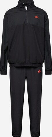 Costum de trening de la ADIDAS SPORTSWEAR pe negru: față