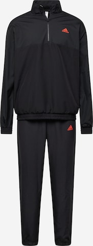 ADIDAS SPORTSWEAR Trainingsanzug in Schwarz: predná strana