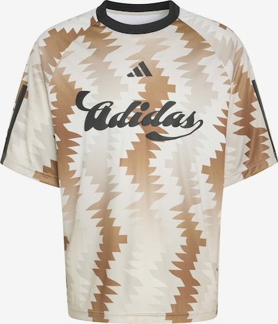 ADIDAS SPORTSWEAR Toiminnallinen paita värissä vaaleanruskea / harmaa / valkoinen, Tuotenäkymä