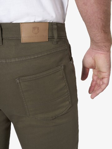 Jan Vanderstorm Loose fit Pants ' Sieghart ' in Green