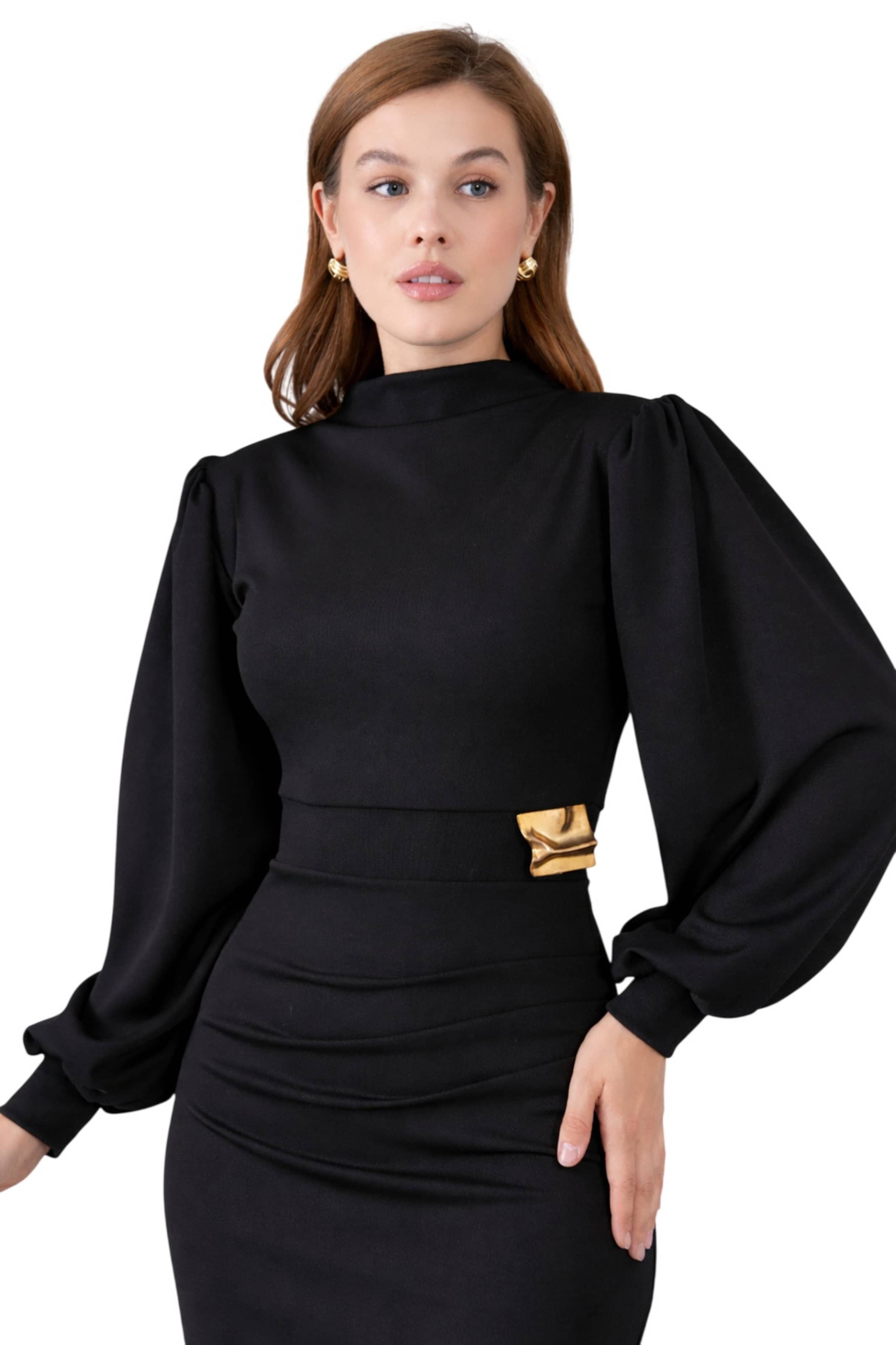 WOMAN VISION Kleid in Schwarz