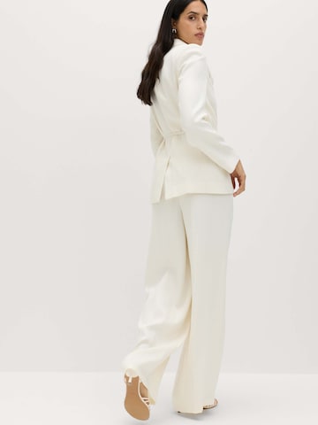 Wide Leg Pantalon Marks & Spencer en blanc