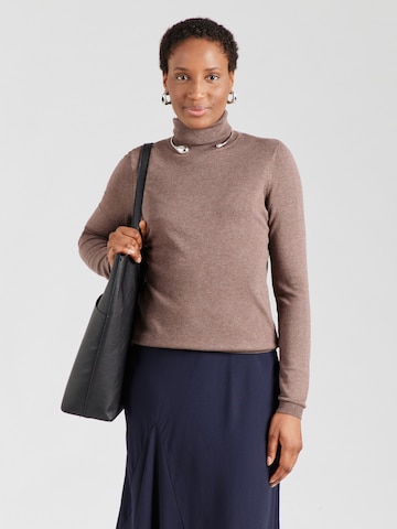 Soft Rebels Pulover 'SRMarla' | rjava barva: sprednja stran