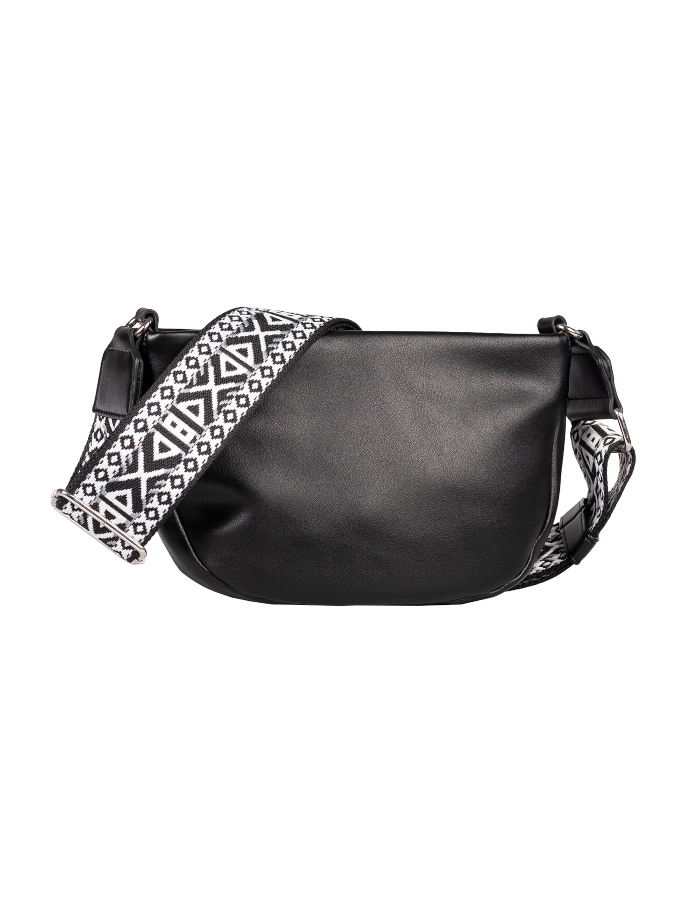 TOM TAILOR Crossbody Bag 'Palina' in Black