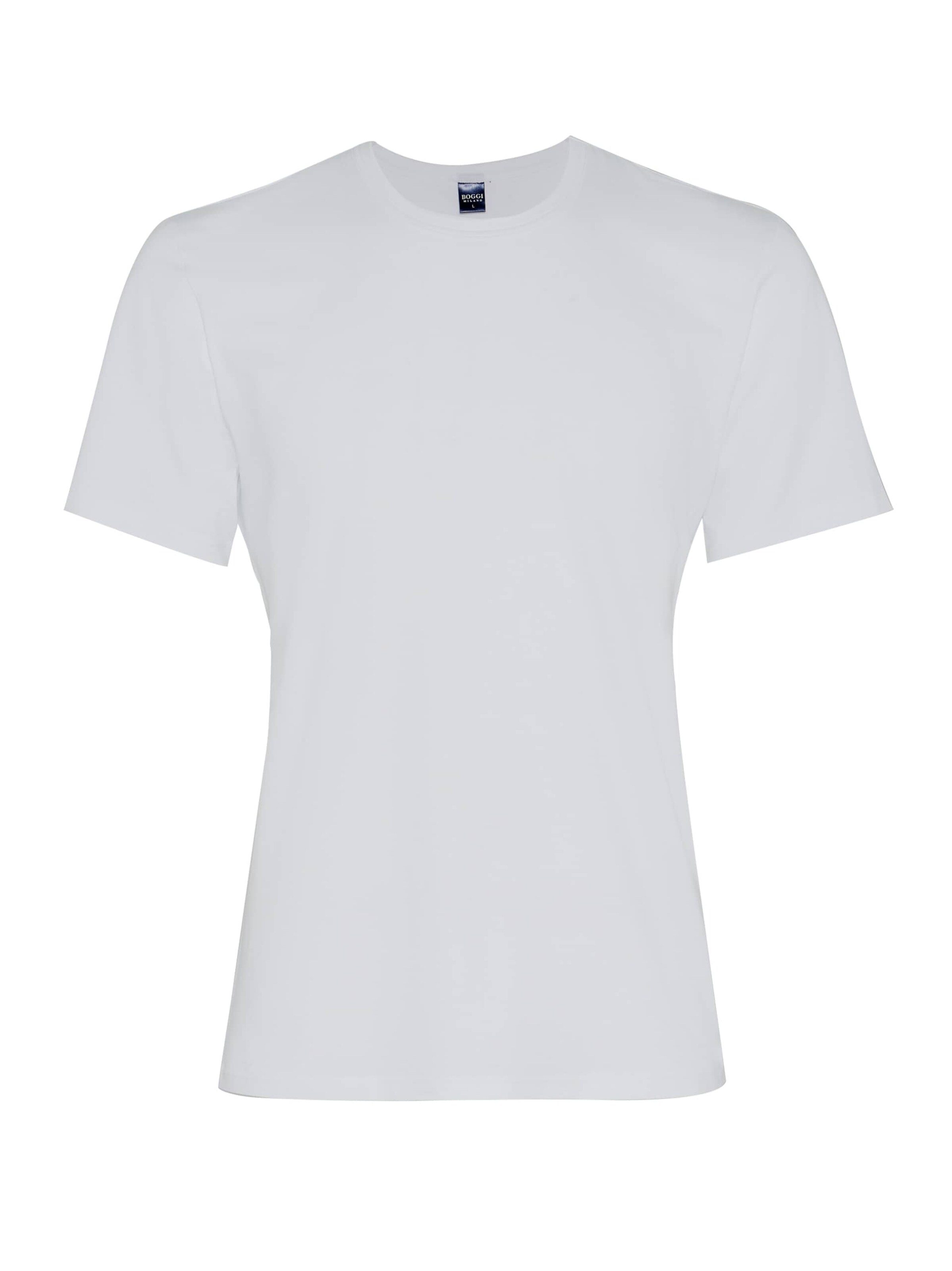 Boggi Milano Shirt in Wit: voorkant