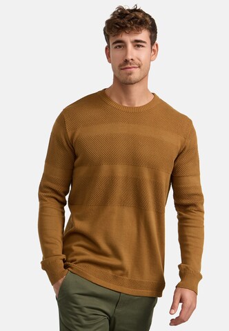 Kronstadt Sweater 'Hannes' in Yellow: front