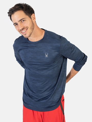 SpyderTehnička sportska majica - plava boja