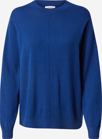 Pull-over s.Oliver en bleu : devant