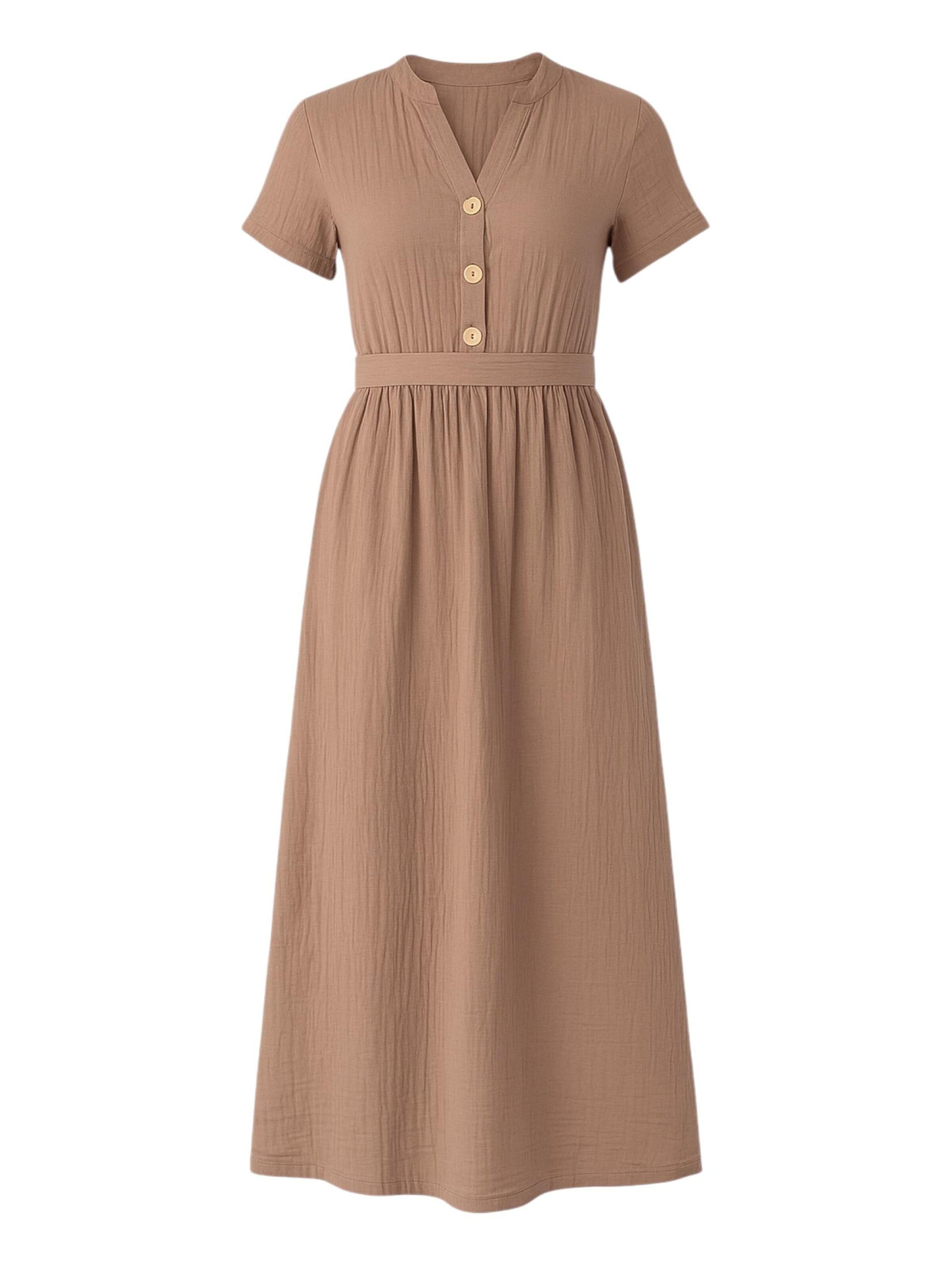 WENOR Summer dress 'MIRA' in Beige: front