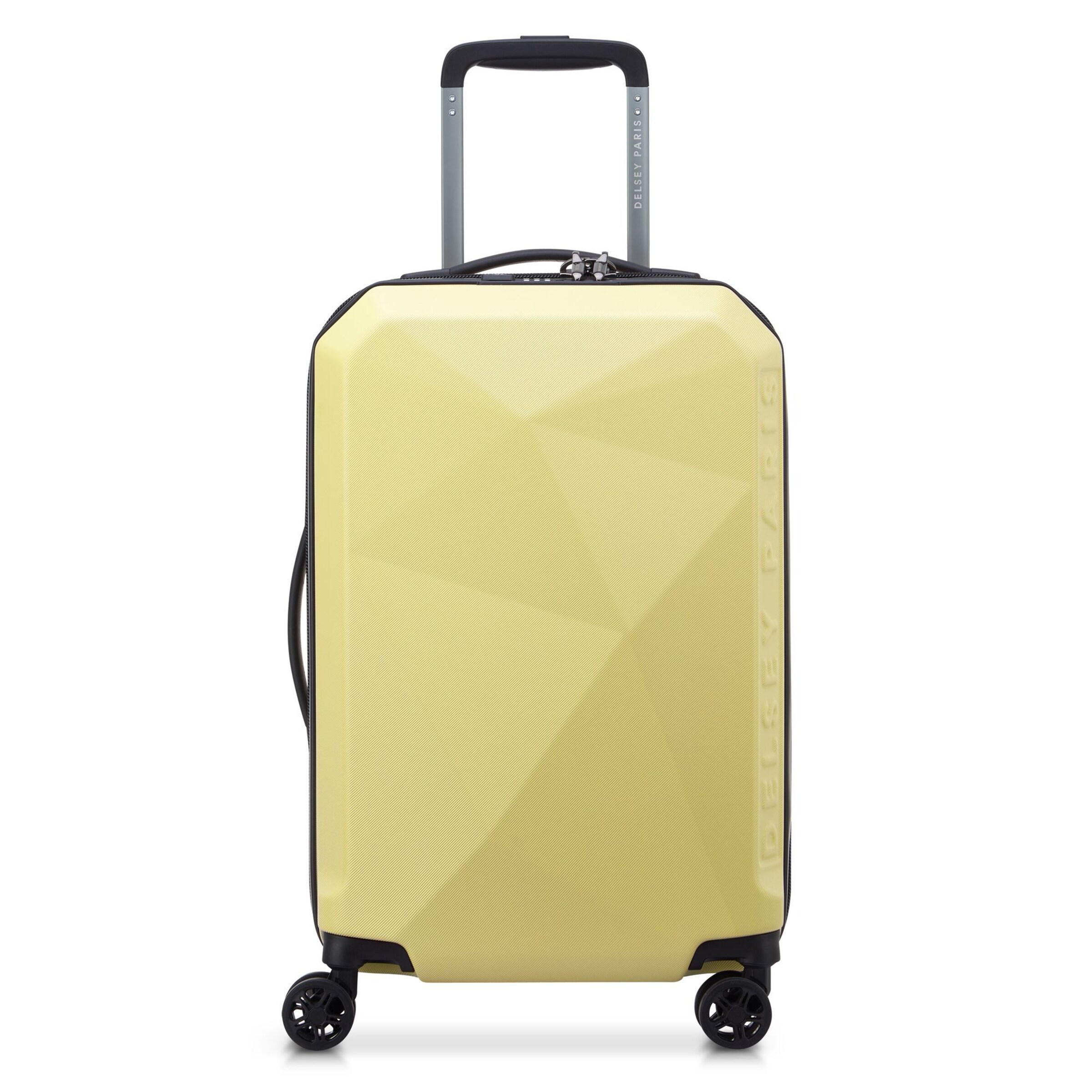 Trolley 'Karat 2.0' di Delsey Paris in giallo: frontale
