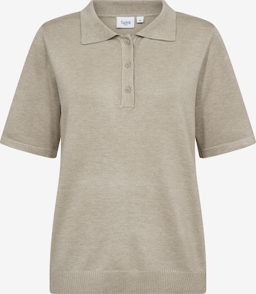 smėlio SAINT TROPEZ Megztinis 'Mila': priekis