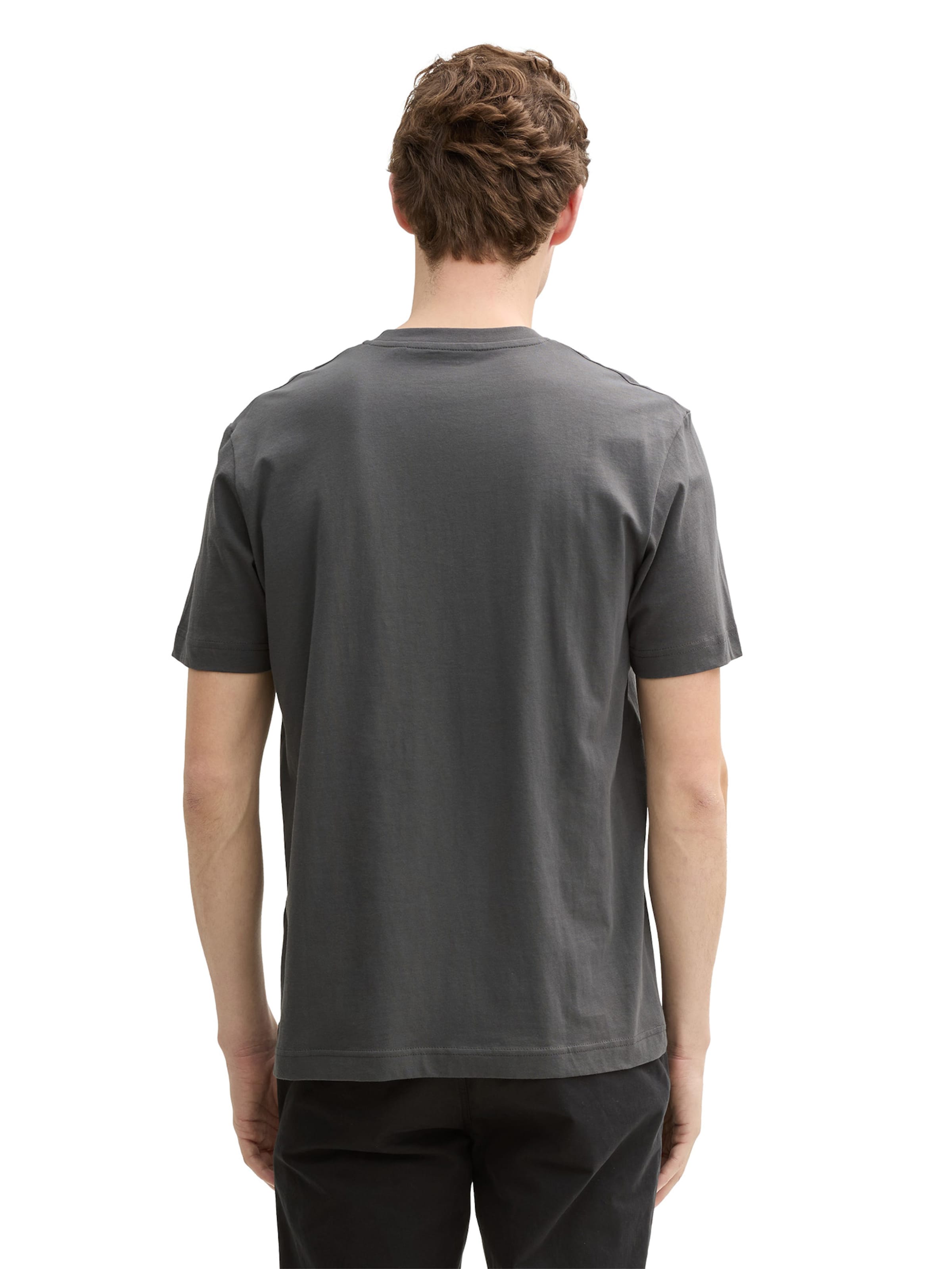 TOM TAILOR T-Shirt in Grau