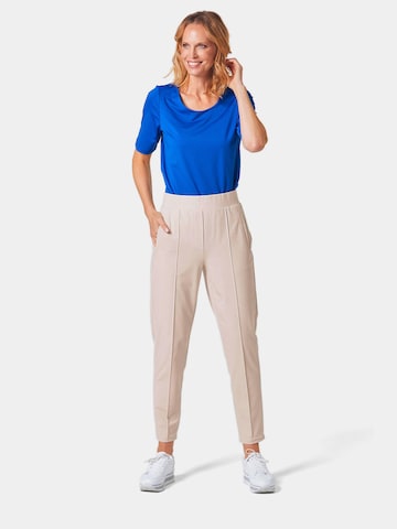 Regular Pantalon 'Louisa' Goldner en beige