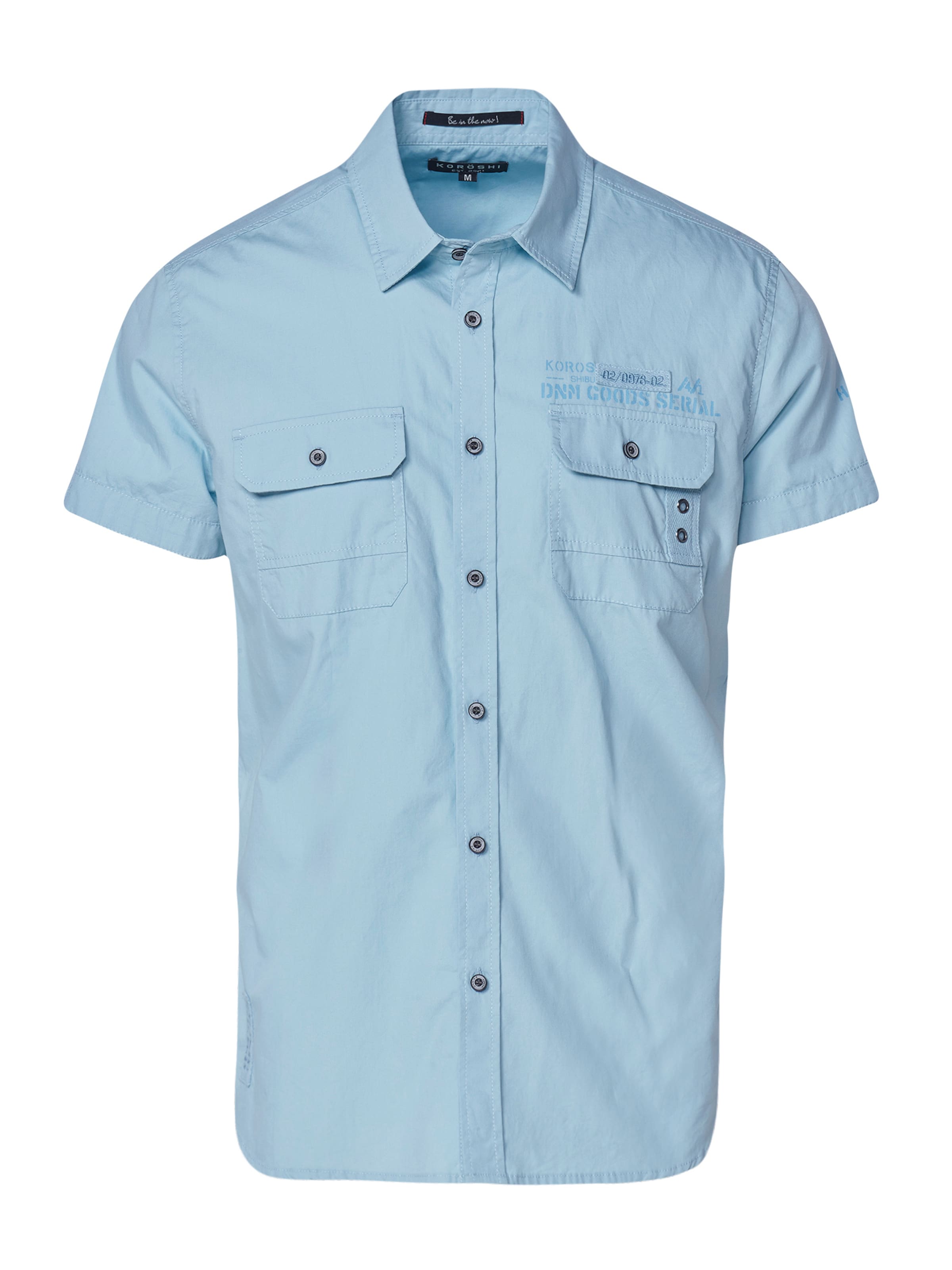 KOROSHI Regular fit Srajca | modra barva: sprednja stran