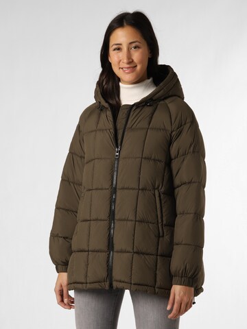 Marie Lund Winter Jacket in Green: front