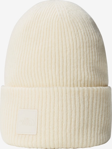 THE NORTH FACE Beanie in White: front