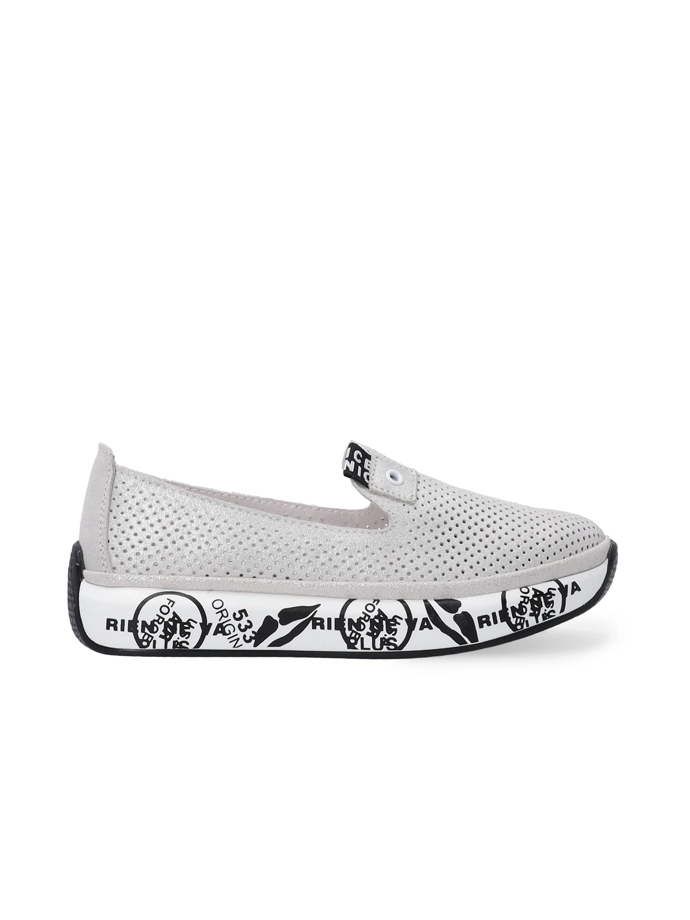 VENEZIA Moccasins in Silver