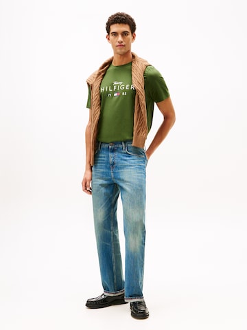 TOMMY HILFIGER Shirt 'BRAND LOVE' in Groen