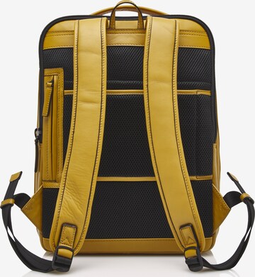 Castelijn & Beerens Laptop Bag 'Nappa X Victor' in Yellow
