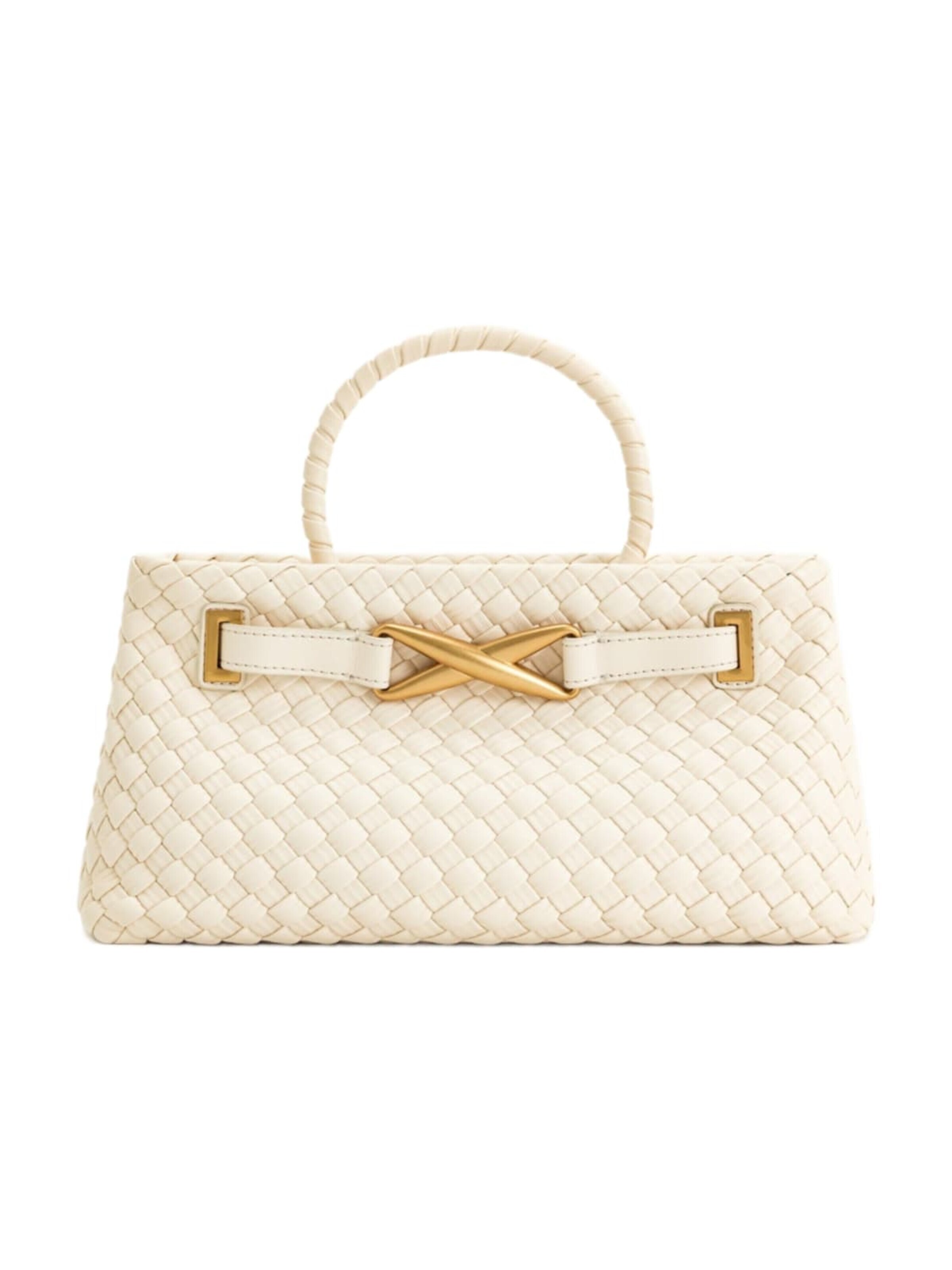JW PEI Håndtaske 'JW PEI Cabas / Shopping Elora White' i hvid: forside