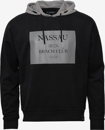 NASSAU Beach Club Sweatshirt ' NB231051 ' in Schwarz: predná strana