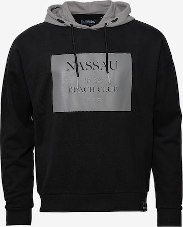 NASSAU Beach Club Sweatshirt ' NB231051 ' in Black: front