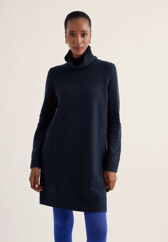 Seasalt Cornwall Strickkleid 'Little Tern' in Blau: Vorderseite