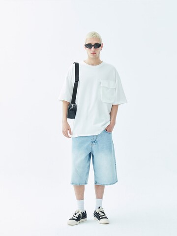 T-Shirt 'Euless' VAMOS CLO en blanc