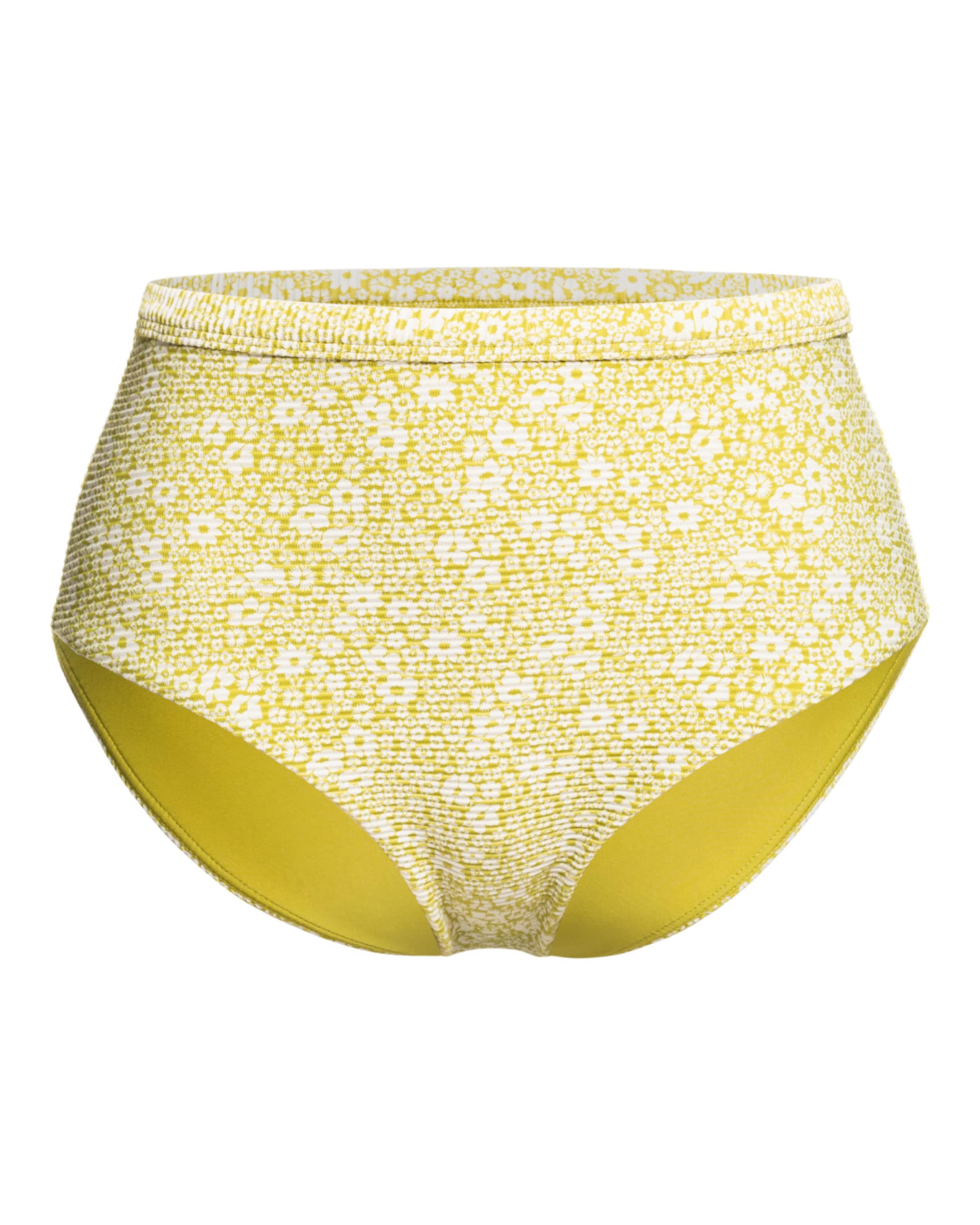BILLABONG Bikini Bottoms 'Little Whispers High Rise Hike' in XL in Limone / White, Item view