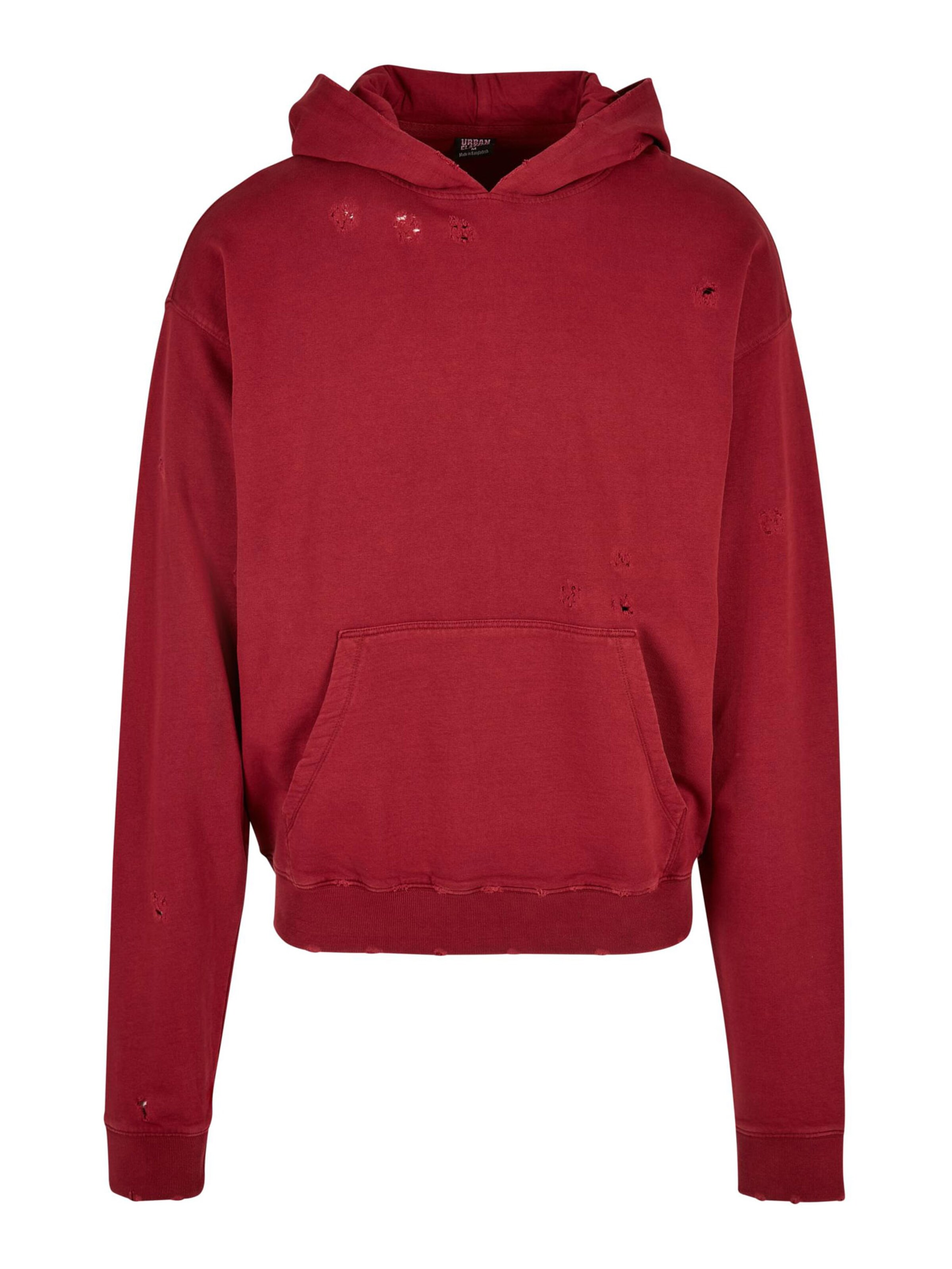 Urban Classics Sweatshirt i röd: framsida