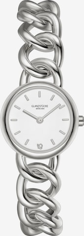 Orologio analogico di Glanzstücke München in argento: frontale