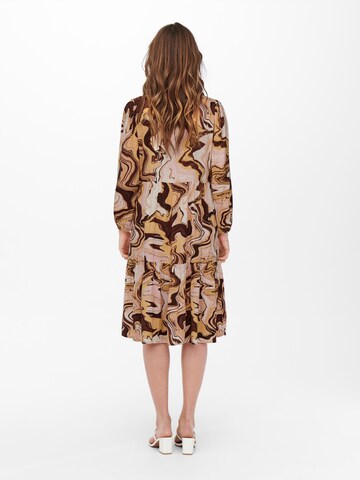 ONLY Shirt Dress 'NAJA' in Brown