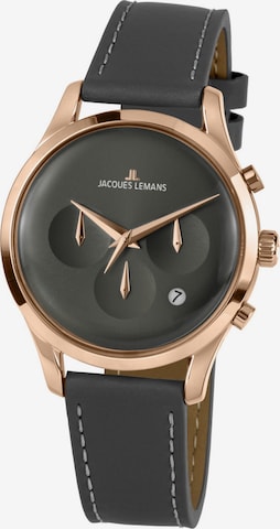 Jacques Lemans Analoguhr in Gold: predná strana