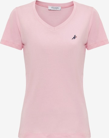 rozā Moxx Paris T-Krekls: no priekšpuses