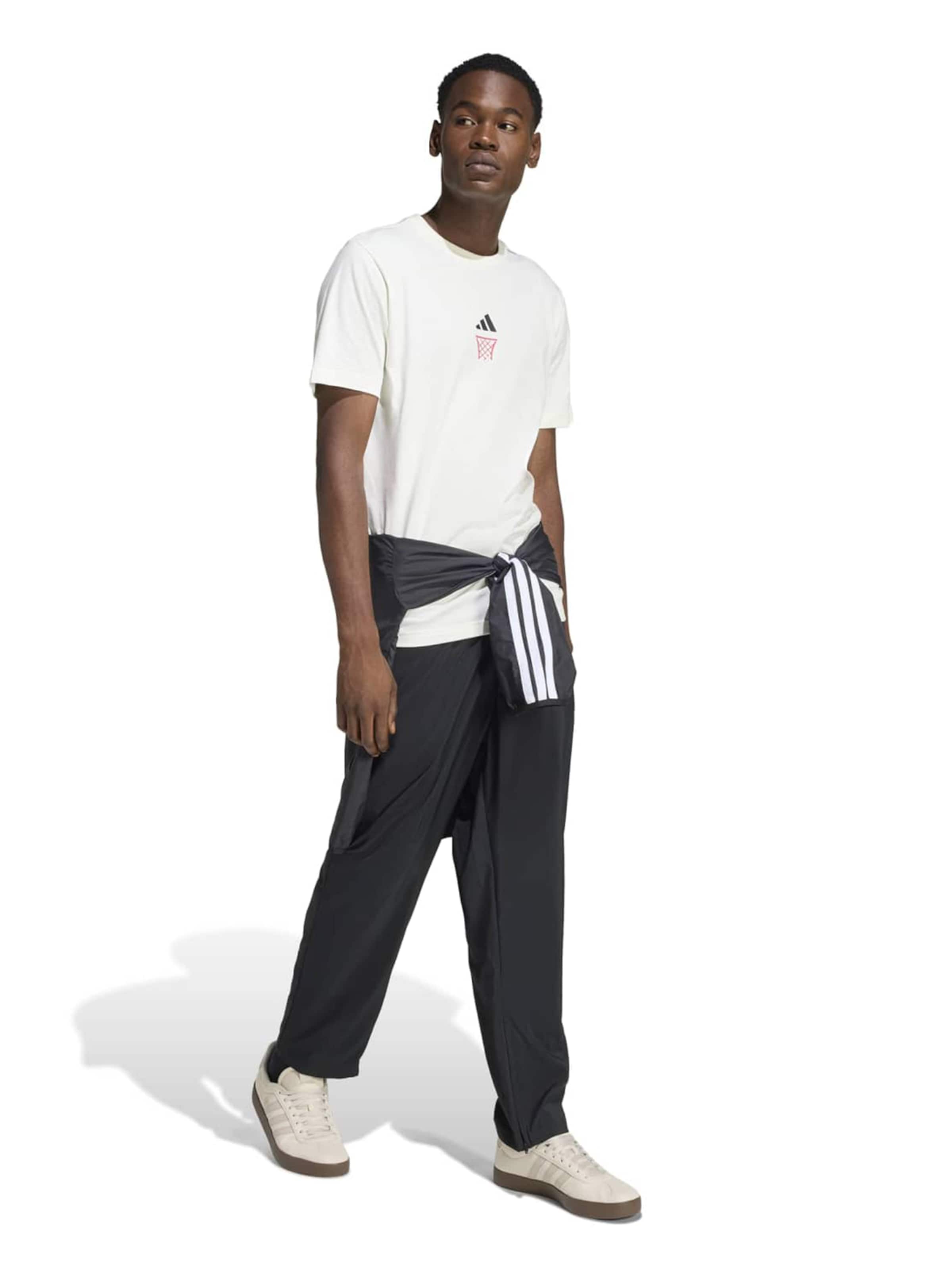 ADIDAS SPORTSWEAR Funktionsskjorte 'ANX' i hvid