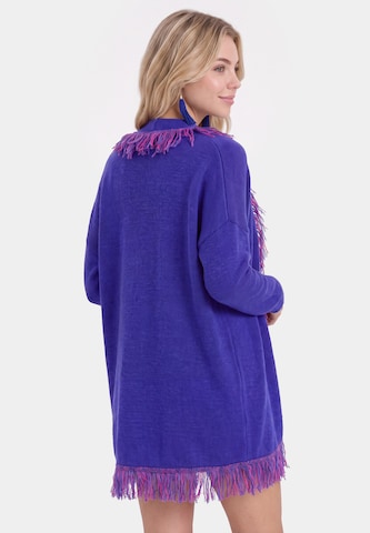 IZIA Gebreid vest in Blauw