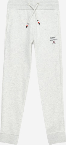 Tapered Pantaloni di TOMMY HILFIGER in grigio: frontale