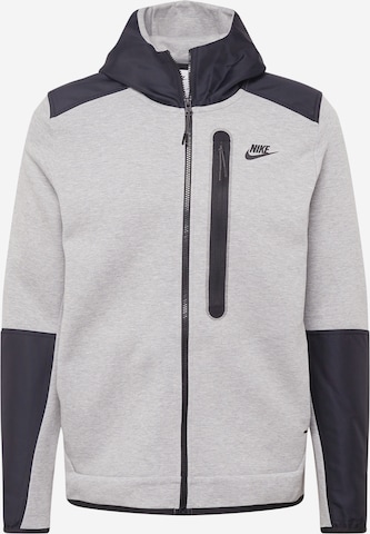 Nike Sportswear Sweatjacka i grå: framsida