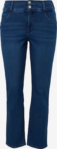 TRIANGLE Slimfit Jeans in Blauw: voorkant