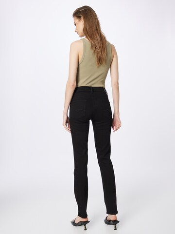 7 for all mankind Slimfit Jeans 'ROXANNE' in Schwarz