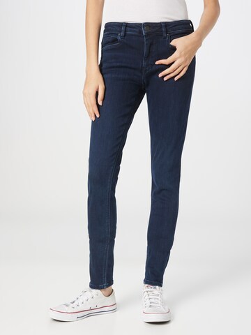 ESPRIT Slimfit Jeans in Blauw: voorkant