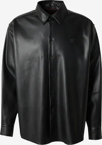 juoda HUGO Patogus modelis Marškiniai 'Ellisoe': priekis