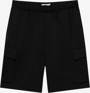 Regular Pantaloni cu buzunare de la Pull&Bear pe negru: față