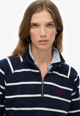 Sweat-shirt 'Athletic Essentials' Superdry en bleu