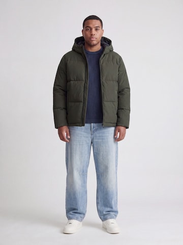 Jack & Jones Plus Zimná bunda 'JJGALAXY' - Zelená