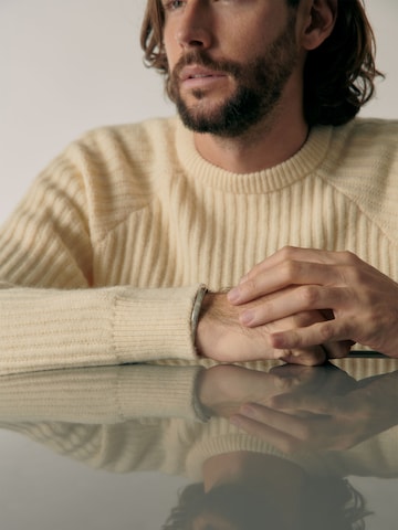 ABOUT YOU x Alvaro Soler Sweater 'Gian' in Beige