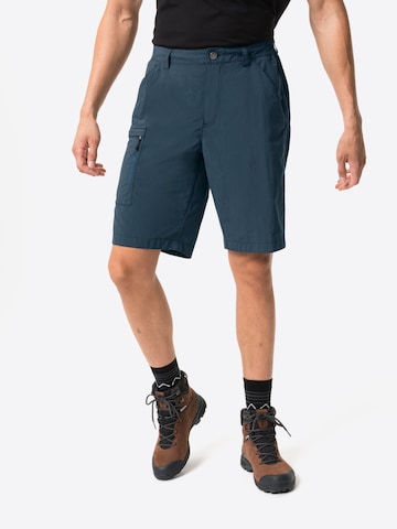 VAUDE Regular Outdoor Pants 'Farley' in Blue: front