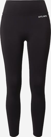 Pantaloni sportivi MYLAVIE di colore nero / bianco, Visualizzazione prodotti