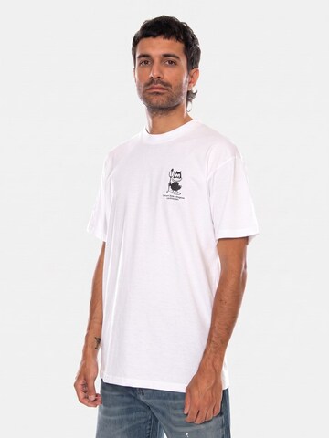 Carhartt WIP Shirt 'S/S BUMPER CAR T-SHIRT WHITE' in Wit: voorkant